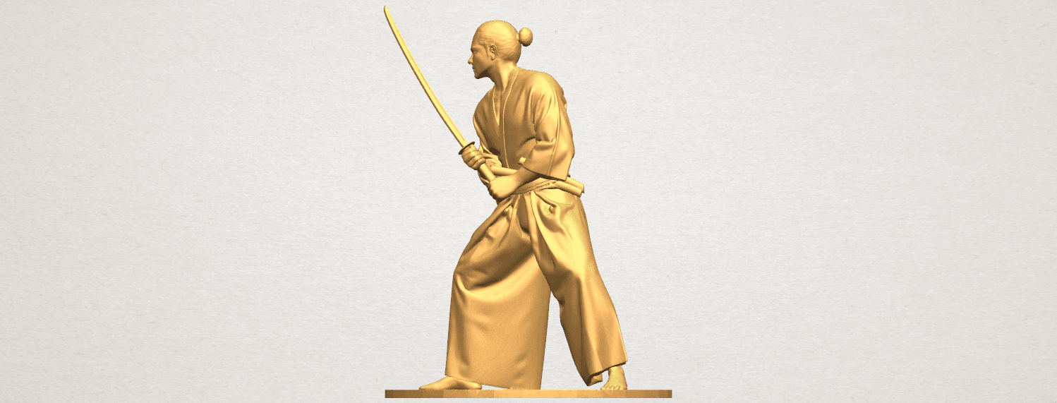 TDA0544 Japanese Warrior A02.png Download free file Japanese Warrior • Design to 3D print, GeorgesNikkei