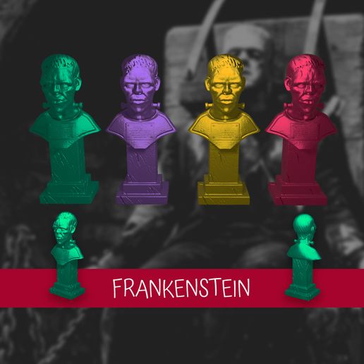 🎨 Frankenstein STL・ STL File for 3D printing・Cults
