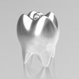 DIENTE LLAVERO-2.JPG STL-Datei KEY TOOTH・3D-Drucker-Vorlage zum herunterladen