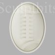 CC_cookie-76_1.jpg Cookie cutter rugby ball sports collection cutter+stamp