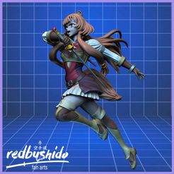 MONTAJES-02.jpg STL file Raphtalia fan art from Shield Hero anime series・Template to download and 3D print