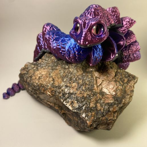 # **FLEXI Articulated Snake 3D Print Model with movable segments**