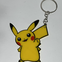 IMG_7668.png Fichier 3MF 025-Pikachu Porte-clés avec couleurs・Modèle pour imprimante 3D à télécharger