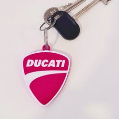 Ducati-I-Print.jpg Keychain: Ducati I