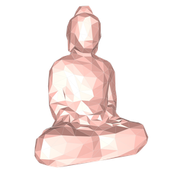 model.png Buddha low poly