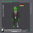 Flexi-Town-Creepy-Zombie.png Flexi Creepy Zombie, Articulated fidget figure, 3mf included