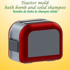 toaster.jpg toaster MOLD: BATH BOMB, SOLID SHAMPOO