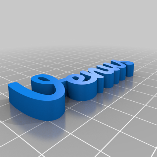 Venus Name Plate 3D model