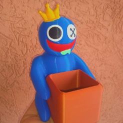 111.jpg Flowerpot Blue ( rainbow friends )