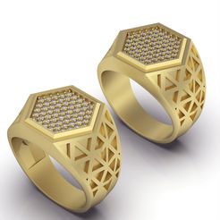 keyshot-jewelry-scene-setup-set-3.10605.jpg STL file Lux ring・3D printer design to download