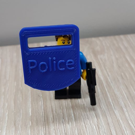 20211130_133332.jpg Download free STL file LEGO compatible police shield • 3D print design, matiasc