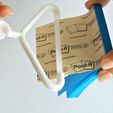 hanger_sticky-note02.jpg Бесплатный STL файл Sticky Note Hanger・Дизайн 3D-печати для загрузки