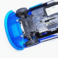 20200405_190216.jpg Archivo STL gratis Parachoques delantero del Kyosho Mini-Z AWD Subaru Impreza WRC RC car (1:24)・Diseño por impresión en 3D para descargar
