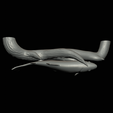pstruh-18.png rainbow trout underwater statue on the wall detailed texture for 3d printing