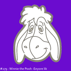 vini-pu-iar.png Eeyore Winnie the Pooh - Cookie cutter
