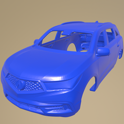 b31_013.png STL file Acura MDX Sport Hybrid 2017 PRINTABLE CAR BODY・Template to download and 3D print