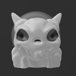 ALEXA_ECHO_DOT_5_BUBASAUR-SKULL_V2.jpg Suporte Alexa Echo Dot 4a e 5a Geração Bulbasaur Skull