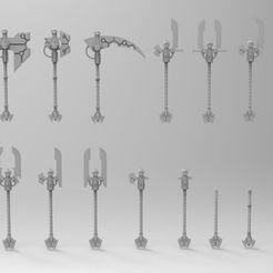 untitled.11.jpg STL file Necron Weapon Set・Model to download and 3D print