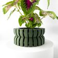 misprint-8512.jpg The Griva Planter Pot with Drainage | Tray & Stand Included | Modern and Unique Home Decor for Plants and Succulents  | STL File