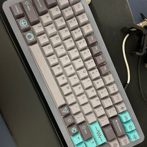 RK84 Frame for Royal Kludge Round Corner Mechanical Keyboard 3D model