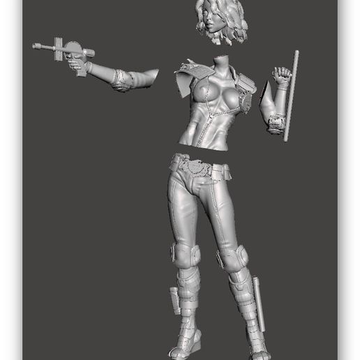 a14.jpg Download free STL file We are the Law- Judge Anderson Torso Free Model 5 – by SPARX • Object to 3D print, SparxBM