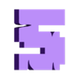 5_R.stl MINECRAFT Letters and Numbers | Logo
