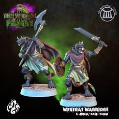 Wererat-Warriors.jpg Fichier 3D Guerriers de Wererat・Modèle à imprimer en 3D à télécharger