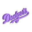 STL file los doyer dodgers keychain・3D printing model to download・Cults