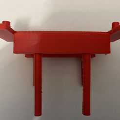 KarohalterHinten-(1).jpeg STL file Arrma Mojave Body Mount 1 piece Rear・3D printer model to download