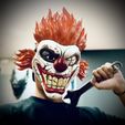 z4812432498421_7f34c6ffc0564c7db535307862f04e68.jpg Sweet Tooth Twisted Metal Mask With Hair High Quality
