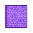 PavingStones115_BRACINGS_40mm_square_base_hollow_PRINT.stl 3 in 1 BUNDLE - Paving Stones 115 texture Bases Set (round, square and rectangle, oval) + thin bases | Perfect For Tabletop Wargames & RPG's