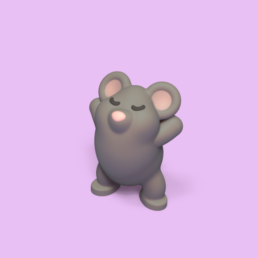 Cartoon Mouse 3D model