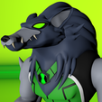 bb0009.png Ben 10 - Blitzwolfer (Benwolf) Modelo 3d para impressão