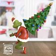 FunBox_Figures_Grinch_02.jpg 3D file Grinch Christmas Tree Toy・3D printer design to download
