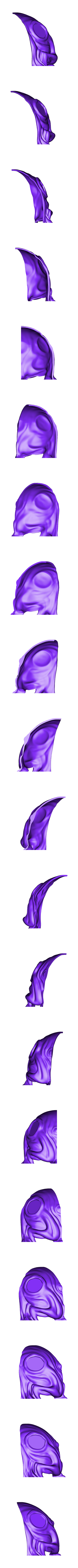 HannyaMask04.stl Hannya Mask -Satan Mask - Demon Mask for cosplay