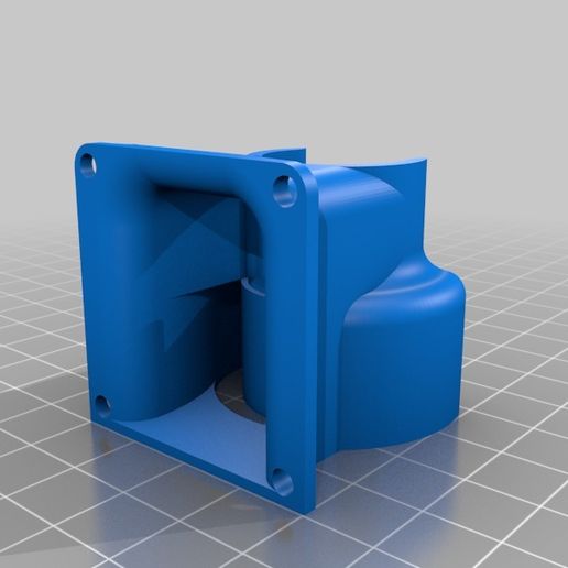 e3d køling 40mm fan 3D model