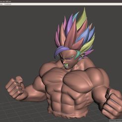 goku_tronco_01.jpg Fichier STL gratuit Tronc de goku・Plan pour imprimante 3D à télécharger