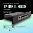 1.jpg Montage en rack pour le commutateur TP-Link TL-SG108E - Design 1U en rack 10 pouces avec lèvre de fixation et d'alignement des dispositifs M4