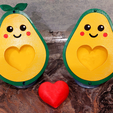 2.png STL file Valentine Avocado・3D print object to download