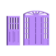 Doors_No_Glass.stl HO Scale The McCallister (Home Alone) House