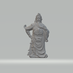 1.png Free STL file Guan Yu 3D print model・3D printable model to download