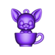tea_cup_cute_puppy.stl Tea cup cute puppy keychain