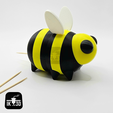 Pic-2024-04-01T205157.554.png Bee Toothpick Holder / 3MF Included