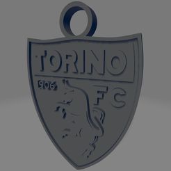 Torino-FC.jpg STL file Torino FC Keychain・3D printer design to download