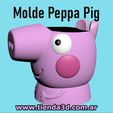 peppa-pig-2.jpg Peppa Pig Flowerpot Mold
