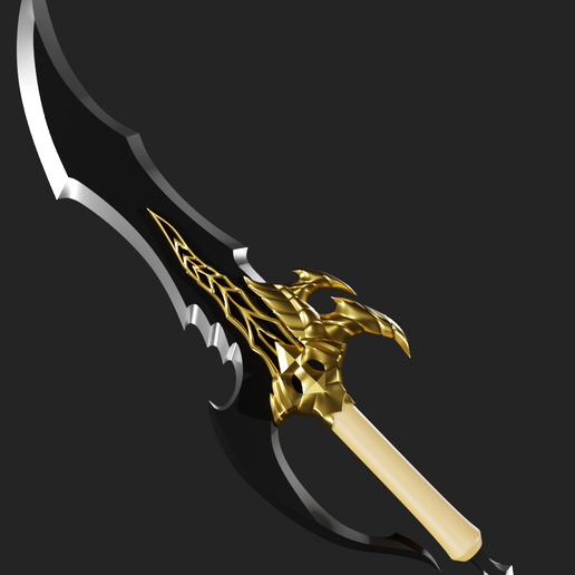 Solo Leveling - Kasaka's Venom Fang Dagger 3D model
