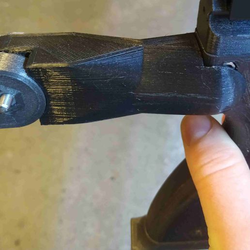 Enhanced front for the Mini Adder M16 stock 3D model