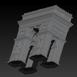 Screenshot-882.png Detailed 3D Printable Arc de Triomphe Model