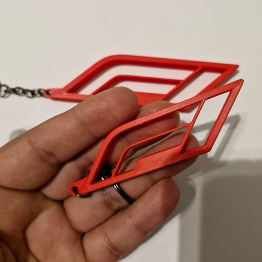 🗝️ Minimaslistic F1 Keychain・Free STL File for 3D printing・Cults
