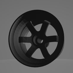 wheel-front.png Fichier STL RAYS VOLK TE37 WHEEL + TIRE FROM HOTWHEELS・Plan pour imprimante 3D à télécharger